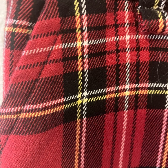 Vintage 90’s / Y2K Hot Topic Red Plaid Pants- 2X - Picture 2 of 8
